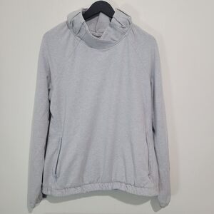 LULULEMON WOMEN'S AFTER ALL PULLOVER SWEATER HEATHERY LAVENDER HIGH NECK